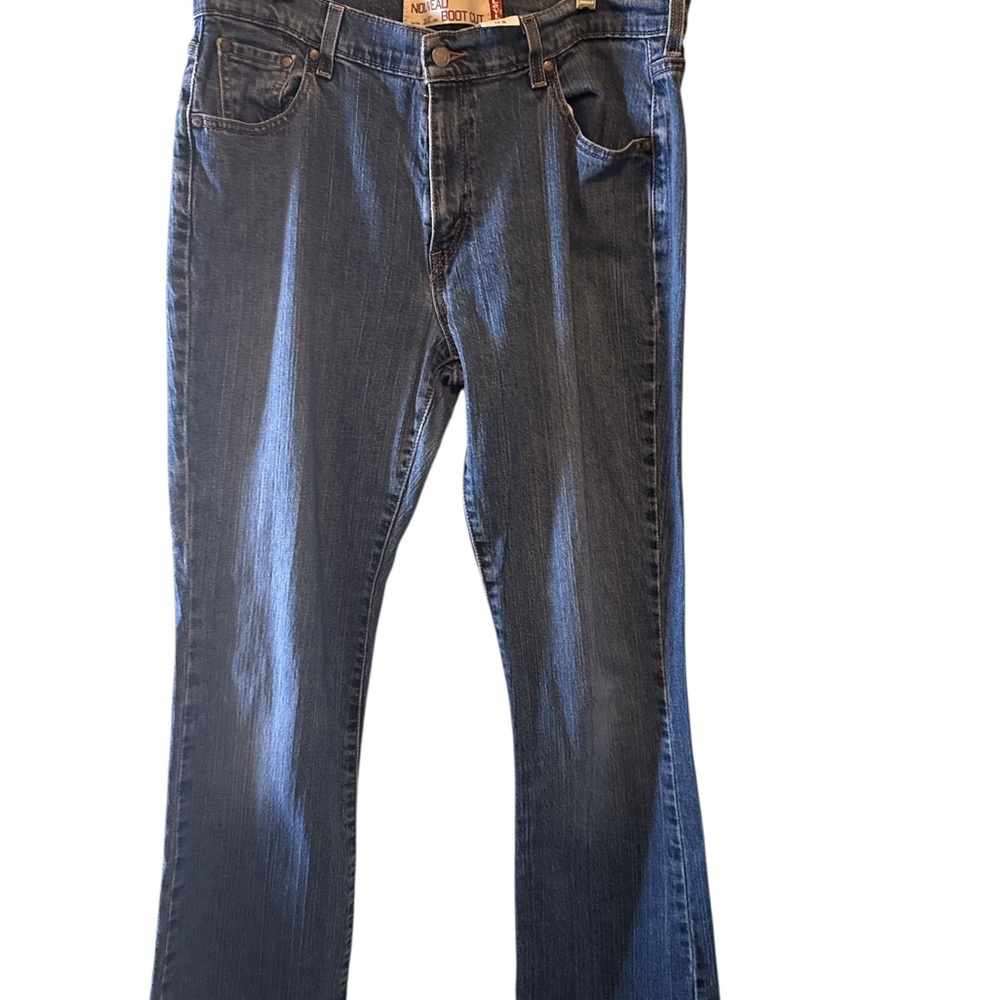 Levis 515 Blue Jeans Womens Sz 14M Boot Cut Nouveau Medium Wash